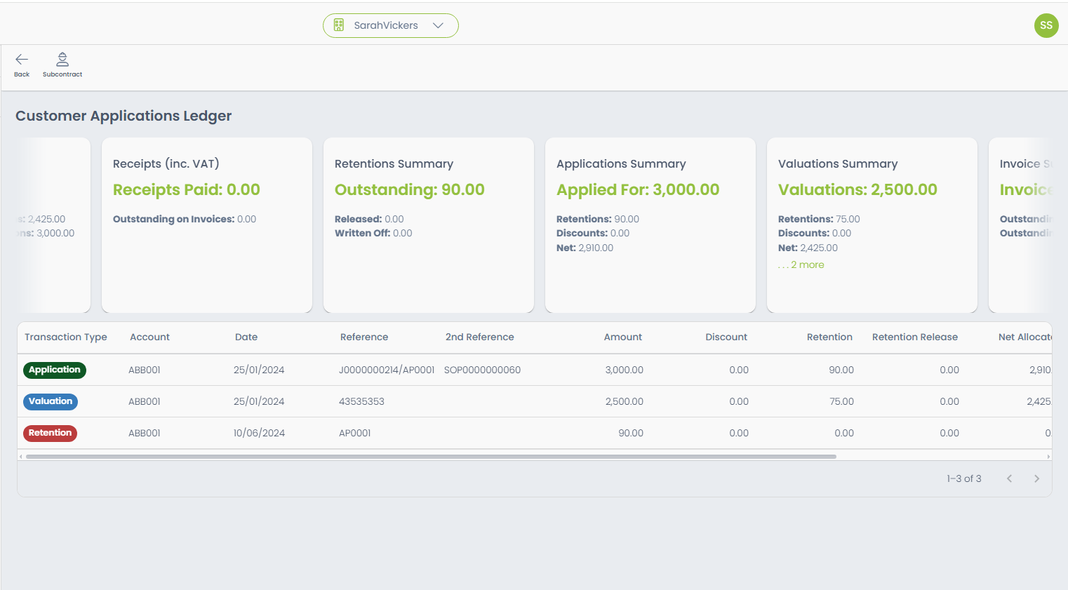 The Hub Customer Applications