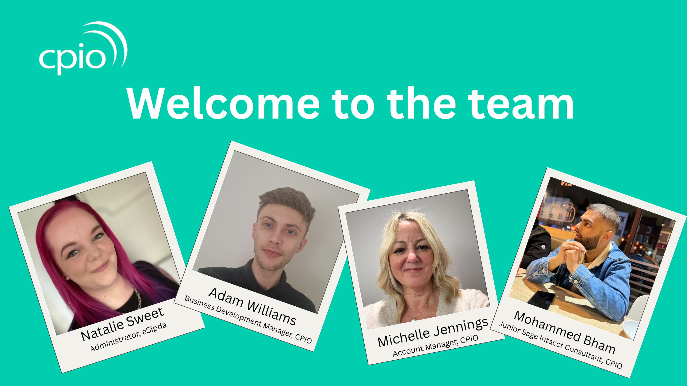 Say hello to our latest team members
